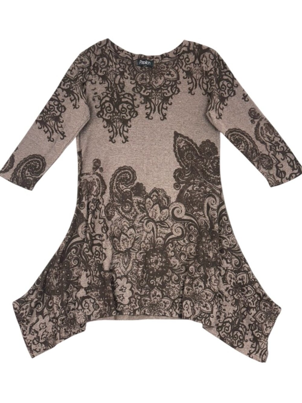 Y2K Boho Papillon Tunic Dress